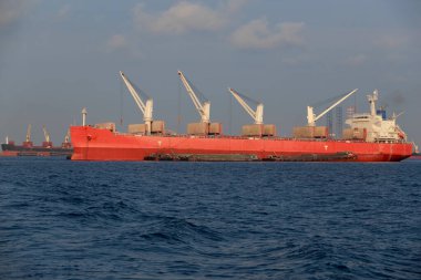 Okyanusta Uluslararası Konteyner Kargo Gemisi, Nakliye, Nakliye, Denizcilik Gemisi