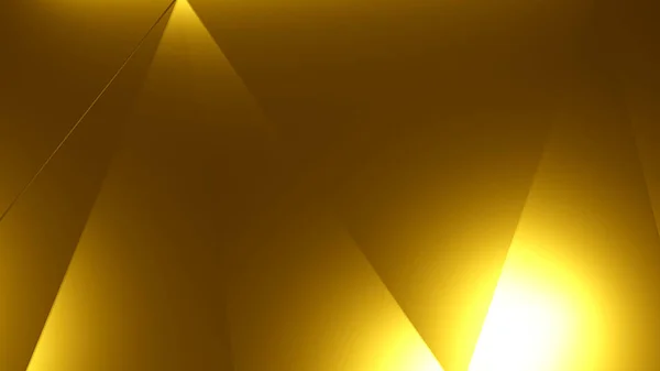 Золотой Кристалл Абстрактный Мозаичный Фон Геометрическая Иллюстрация Стиле Оригами Градиентом — стоковое фото