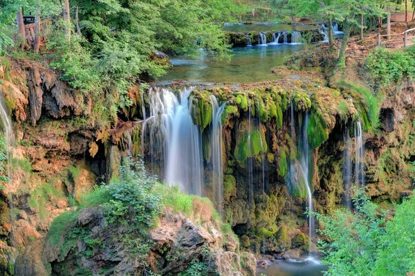 Waterfall in Rastoke, Croatia. — Stock Photo, Image