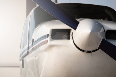 Asian male engineers were checking the availability of aircraft