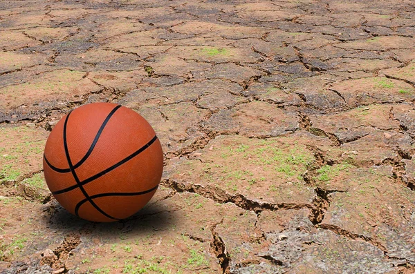 Kosárlabda Földön Meddő — Stock Fotó