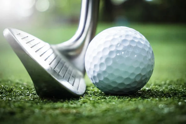 Golf Club Golf Ball Close — Stockfoto