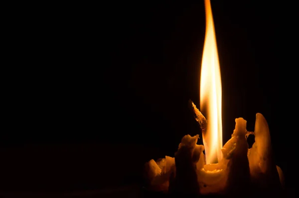 Kerzenlicht Dunkeln — Stockfoto