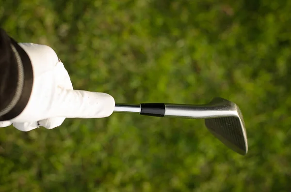 高尔夫 用高尔夫球杆打高尔夫球 — 图库照片