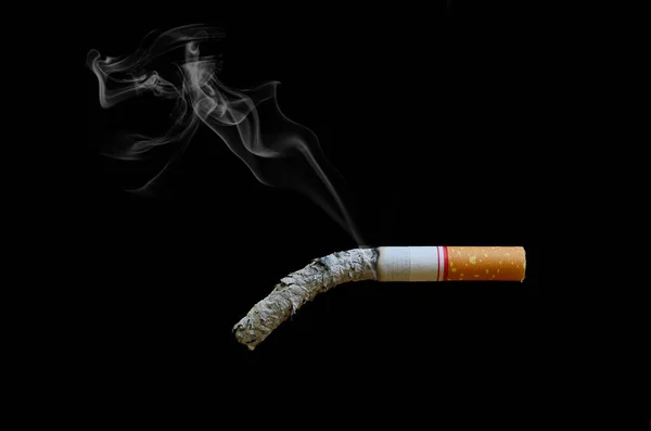 Cigarette Soft Focus Background Dark — Stock Photo, Image