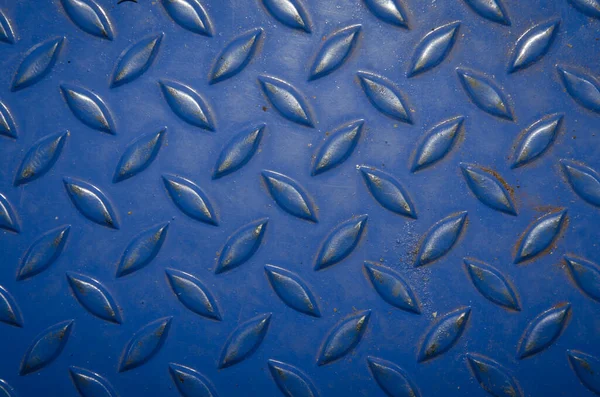 Metin, grunge çelik arka plan için koyu vignette ücretsiz kopyalama alanı ile mavi metal levha.