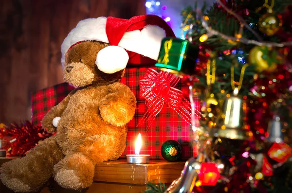 Teddy Bear Gifts Christmas Tree Royalty Free Stock Photos