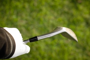 Golf mü? Golf sopalı bir golfçü. Spor.