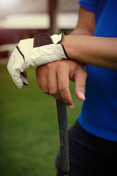 Golf Golfer Hands Sport — Stock Photo, Image