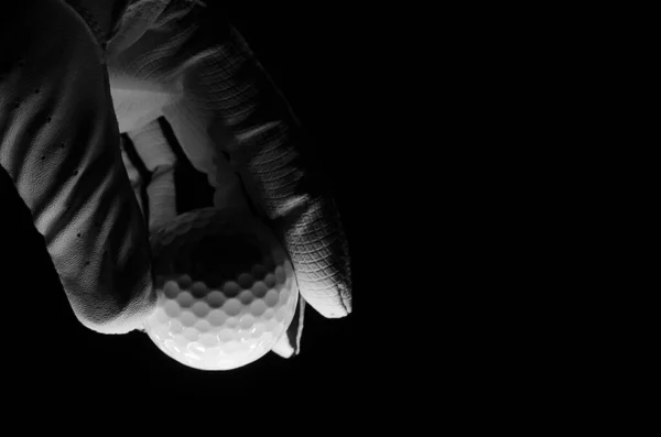 Golf Golfer Hand Mit Ball Sport — Stockfoto