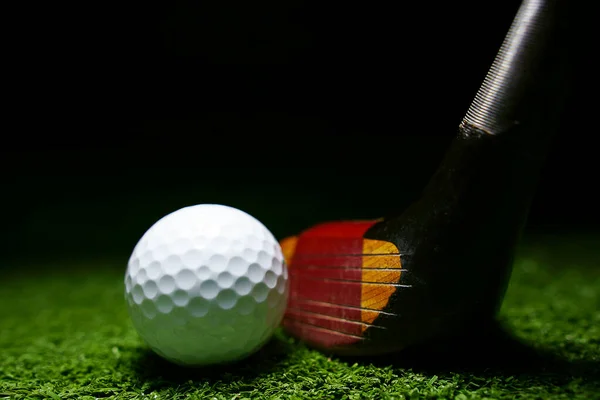 Golf Club Golf Ball Close — Stockfoto