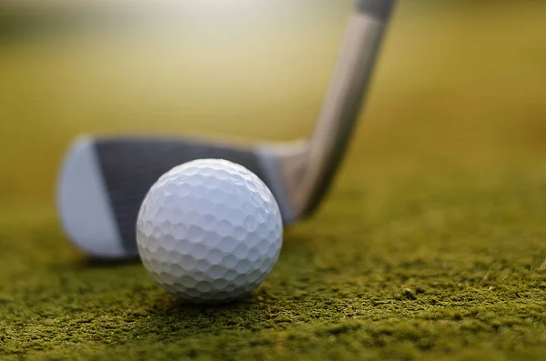 Golf Club Golf Ball Close — Stockfoto