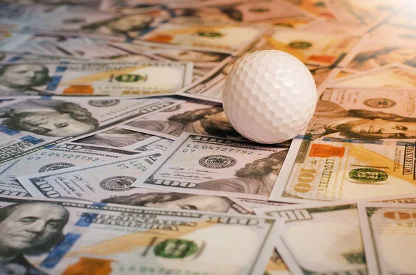Conceito Golf Deve Usar Orçamento Prêmios Dinheiro Muito Competitivo — Fotografia de Stock
