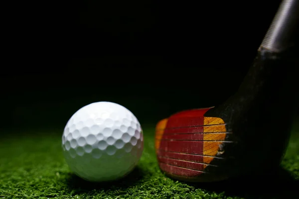 Golf Club Golf Ball Close — Stockfoto