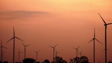 Wind turbines farm, technology