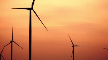 Wind turbines farm, technology
