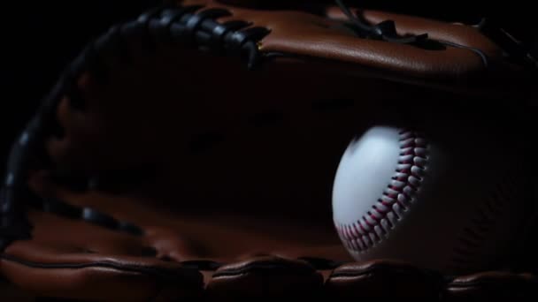 Baseball Equipment Lawn — Stock Video