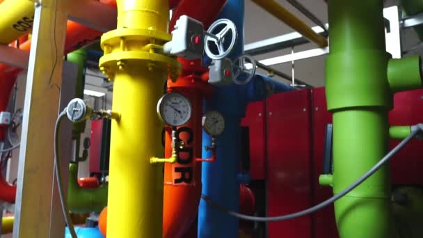 Parts and accessories Gas System — Stock Footage Parts Accessories Gas System Video Clip