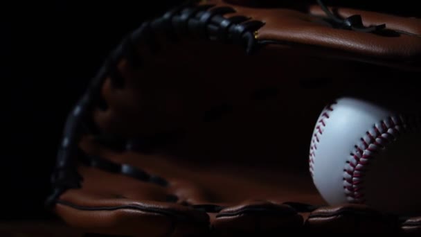 Equipo Béisbol Césped — Vídeo de stock