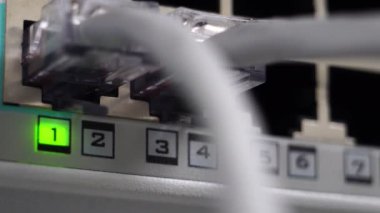 Bilgisayarın içindeki internet kablosu 