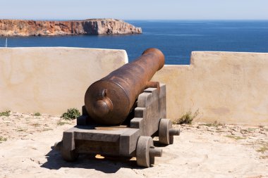 Cabo de Sao Vicente, Sagres Kalesi, Antik Bronz toplar
