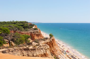 Praia da Falesia beach in Algarve