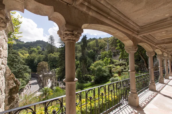 Varanda do Palácio da Quinta da Regaleira, Sintra — Fotografia de Stock