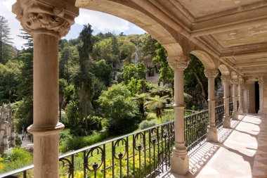 Quinta da Regaleira, Sintra sarayın balkon