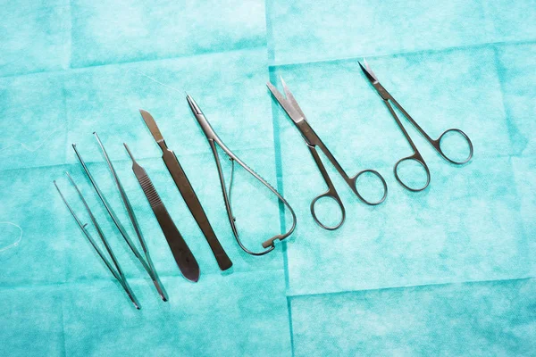 Serie di strumenti chirurgici — Foto Stock