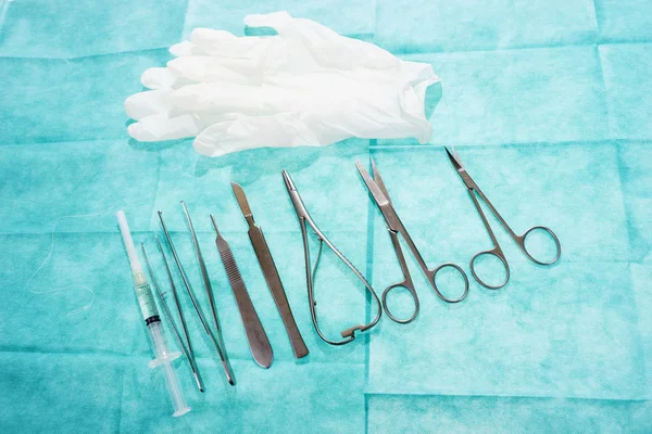 Set van chirurgische instrumenten — Stockfoto