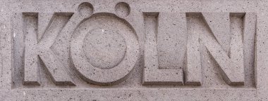 Köln Almanya duvarda yazılı