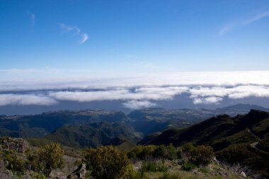 Santana Madeira Adası üzerinde yukarıdan görmek