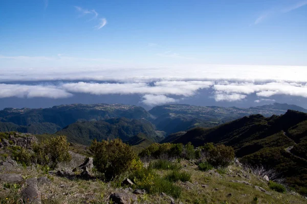 Pohled shora na Santana na ostrově Madeira — Stock fotografie