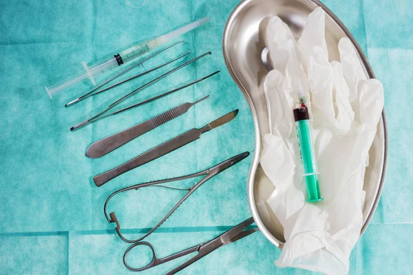 Set van chirurgische instrumenten — Stockfoto