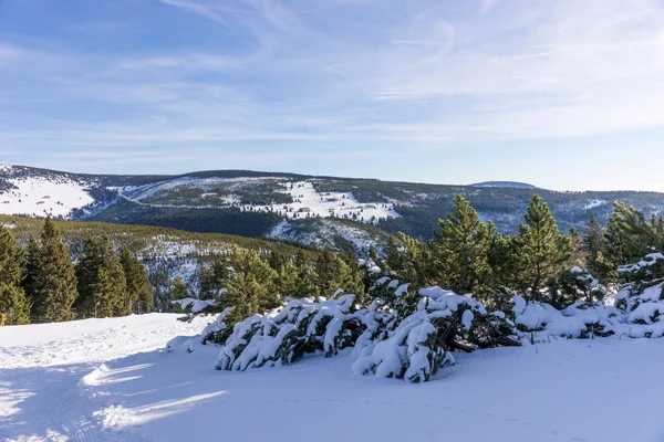 Zimní krajina obří hory — Stock fotografie