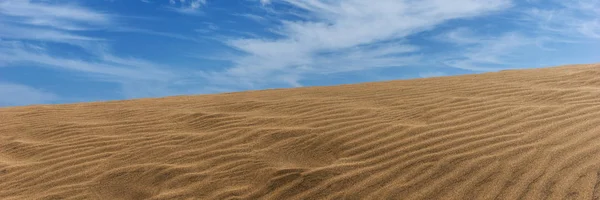 Desert dunes sand in Maspalomas — Stock Photo, Image