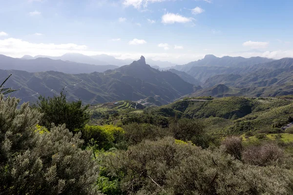 Gran Canaria ada dağ manzarası — Stok fotoğraf