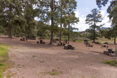 Gran Canaria dağlarında dinlenme yeri