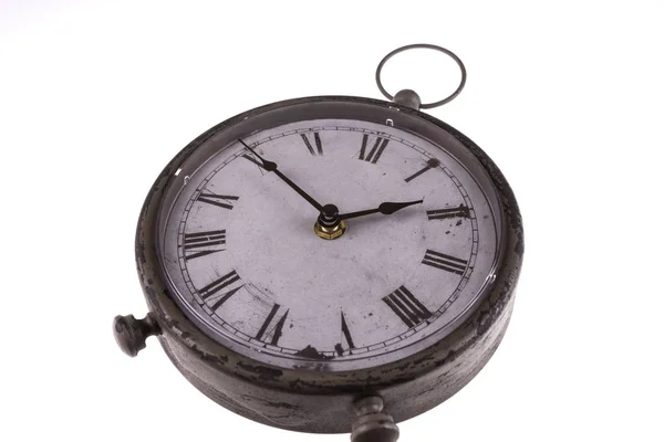Vintage ρολόι με λατινικούς αριθμούς — Φωτογραφία Αρχείου