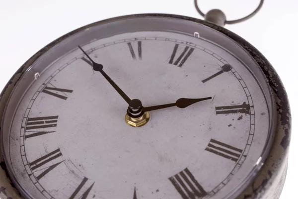 Relógio vintage com algarismos romanos — Fotografia de Stock