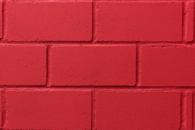 yoğun kırmızı tuğla duvar arka planı için