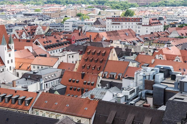 Blick auf die Dächer Münchens — Stockfoto