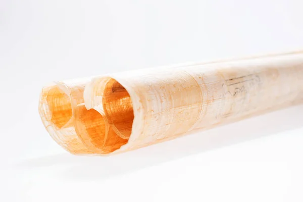 Papyrus scroll isolated — Stock Photo, Image