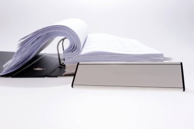 Ofis dosya klasörü ve boş işareti