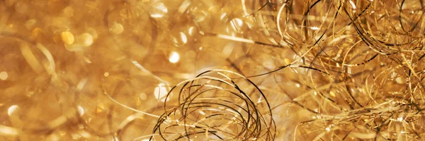 Closeup Brilho Dourado Textura Natal Para Seu Fundo — Fotografia de Stock