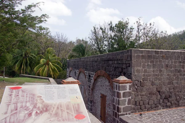 Fort Shirley Portsmouth Dominica Lesser Antilles Windward Islands West Indies — Stock Photo, Image