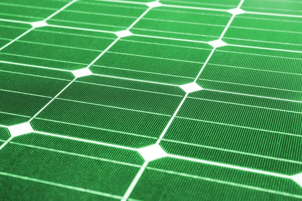 Green energy, Close up of green solar panel
