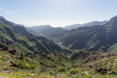 dağ manzarası gran canaria ada, İspanya
