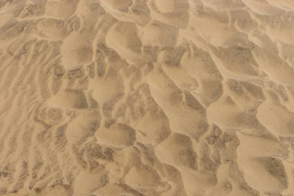 Brown Sandiga Stranden För Bakgrunden Sandstrand Textur — Stockfoto