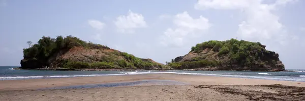 Dos Pequeñas Islas Frente Isla Martinica Caribe —  Fotos de Stock